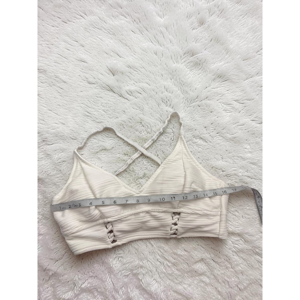 Jessica Simpson Size L Ribbed Bikini Top - Picture 7 of 8